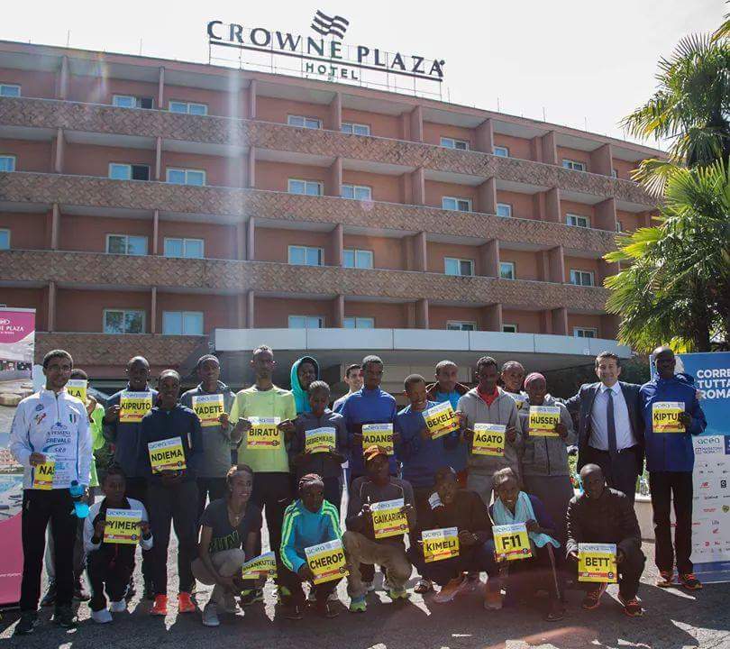 nasef-top runners rome marathon 020417 crowne plaza hotel